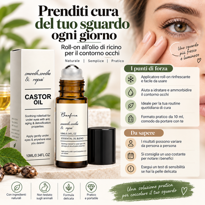 Siero Contorno Occhi all'Olio di Ricino - Effetto Luminosità